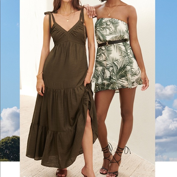 Olive maxi dress - Picture 5 of 9